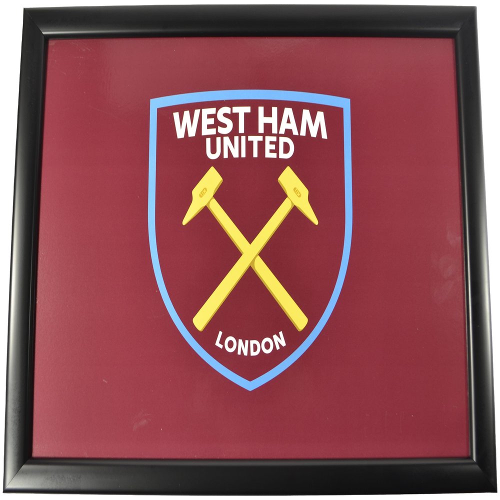 West Ham United FC Throw Pillow Lap Tray (One Size) (Maroon/Blue/Yellow)