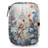 Winter Bird Pill Box 7 Day Travel Pill Organizer for Adult Elder Child Pill Case with Zipper Snow Portable Weekly Case Compact Size for Vitamin Supplement Holder view 1