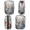 Winter Bird Pill Box 7 Day Travel Pill Organizer for Adult Elder Child Pill Case with Zipper Snow Portable Weekly Case Compact Size for Vitamin Supplement Holder view 4