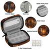 Pill Box 7 Day Travel Pill Organizer for Child Adult Elder Pill Case with Zipper Portable Weekly Case Compact Size for Vitamin Supplement Holder,Warm Home Christmas Cat view 3