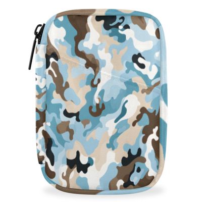 Camouflage Pill Box 7 Day Travel Pill Organizer for Child Adult Elder Pill Case with Zipper Portable Weekly Case Compact Size for Vitamin Supplement Holder