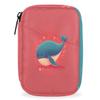 Cute Whale Pill Box 7 Day Travel Pill Organizer for Child Adult Elder Pill Case with Zipper Whale Pinks Portable Weekly Case Compact Size for Vitamin Supplement Holder view 1