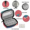 Cute Whale Pill Box 7 Day Travel Pill Organizer for Child Adult Elder Pill Case with Zipper Whale Pinks Portable Weekly Case Compact Size for Vitamin Supplement Holder view 3