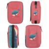 Cute Whale Pill Box 7 Day Travel Pill Organizer for Child Adult Elder Pill Case with Zipper Whale Pinks Portable Weekly Case Compact Size for Vitamin Supplement Holder view 4