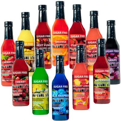 12.7oz Sugar Free Sno-Cone Syrup (12-Pack)