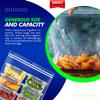 SHINY SELECT 3 Gallon Double Zipper Jumbo Bags, 16x18, Thick Strong Durable Storage Bags for Baby Items, School Supplies, Pants, Bedsheets, Pillowcases, Snacks, Meat Marinate view 4