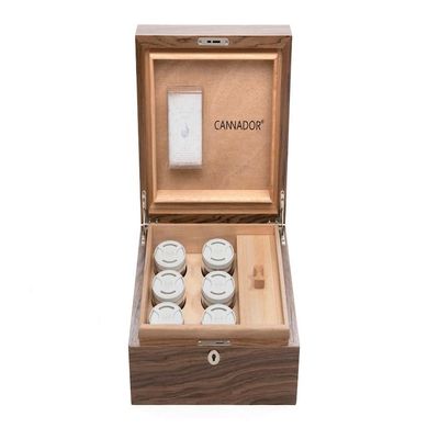 Cannador 6-Strain (with nook) Walnut Humidor