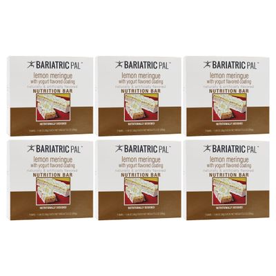 BariatricPal 10g Protein Snack Bars - Lemon Meringue Bar (6-Pack)