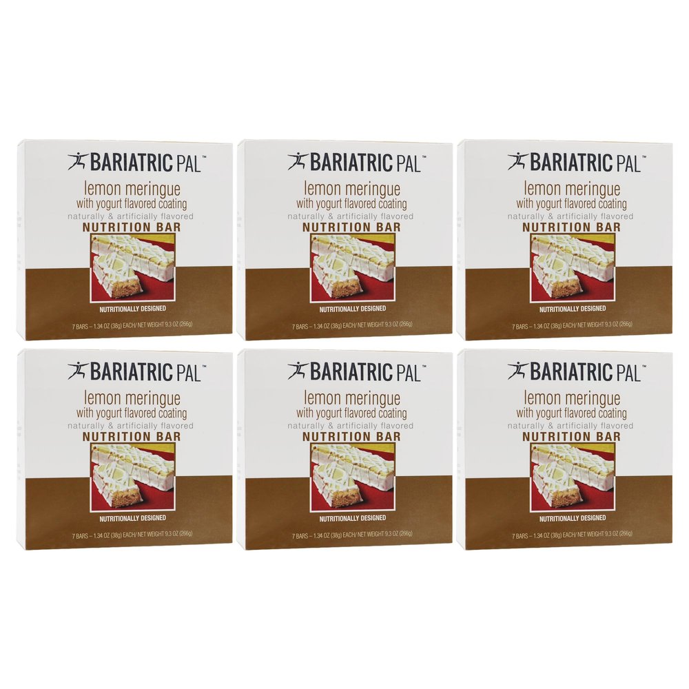 BariatricPal 10g Protein Snack Bars - Lemon Meringue Bar (6-Pack)