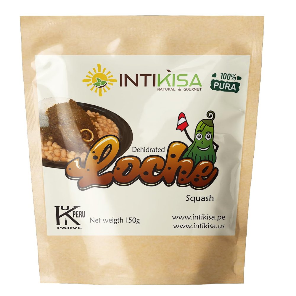 Intikisa | Dehydrated Squash | Vegan |100% Natural | Organic Superfood | Gastronomy | Gluten Free | Kosher Certified | 5.30 oz. (150g).