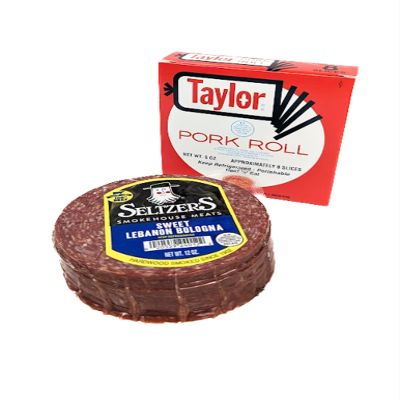 Generic Seltzer's Sweet Lebanon Bologna 12 Oz (pack of 2) and Taylor Pork Roll 6 Oz (pack of 2)
