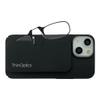 ThinOptics Slimline Rectangular Reading, iPhone 15 Plus Case/Black Glasses, 44 mm + 2.5 view 1
