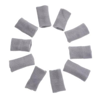 Yardwe 40pcs Finger Sleeve Protectors Breathable Sports Guards for Basketball Elastic Design Multi-function Hand for Athletes
