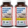 Yerba Prima Psyllium Husks Caps, 625 mg, 400 Capsules (Pack of 2) - Natural Fiber for Men and Women - Regularity Support Supplement view 1