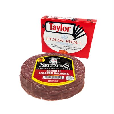 Generic Seltzer's Lebanon Bologna 12 Oz (pack of 2) and Taylor Pork Roll 6 Oz (pack of 2)