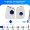 Extra Large Cuff Compatible with All Automatic Blood Pressure Monitors, Curved Fit, 9"-20.5" Inches (22-52CM), XL Replacement Cuff for Big Arms with 6 Connectors view 4