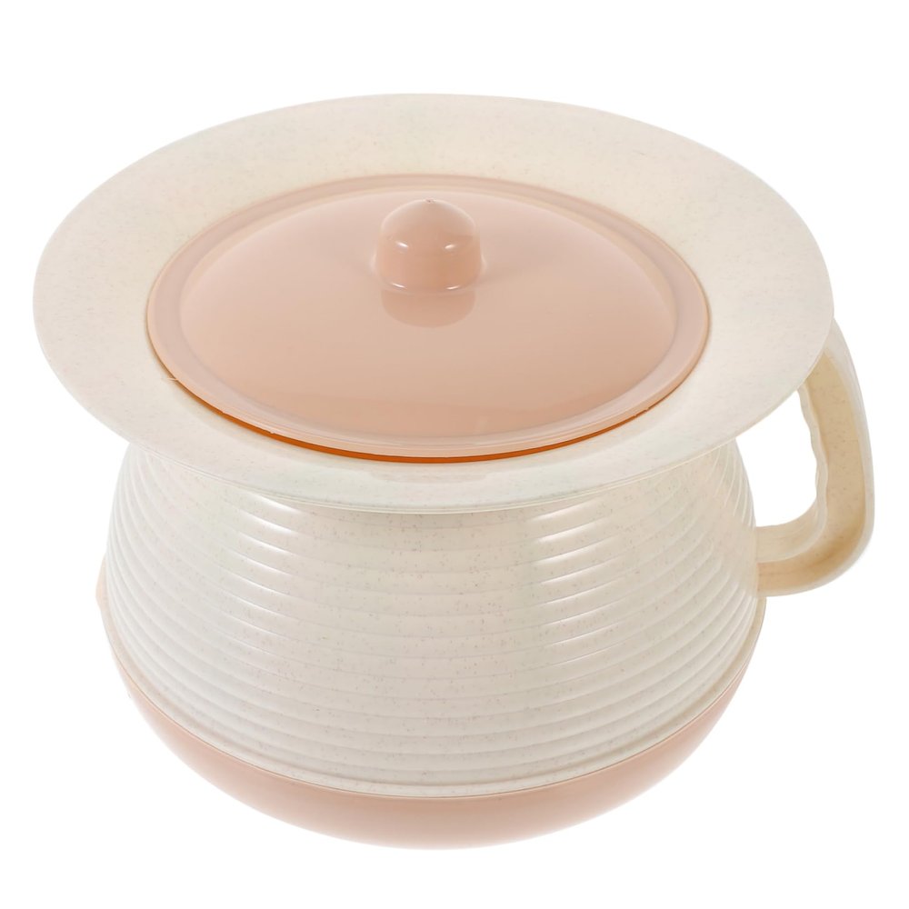 Gogogmee Plastic Urine Bucket Bedpan Urinals for Elderly Boys and Girls and Home Use Odor-Proof Lid Easy to Clean