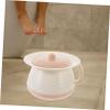 Gogogmee Plastic Urine Bucket Bedpan Urinals for Elderly Boys and Girls and Home Use Odor-Proof Lid Easy to Clean view 3