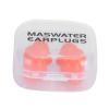 Swimming Earplugs, Ear Plugs for Sleeping Reusable Ear Plugs Waterproof Silicone Earplugs Noise Reduction for Swimming, Snorkeling, Showering, Surfing and Bathing(Orange) view 1
