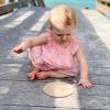 Vaguelly 5pcs Wooden Birth Announcement Sign for Newborns Safe Smooth Surface Name Plaque for Hospital Nursery Shower for Recording Arrival Details view 2