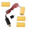 DGFJY USB Power Converter DCBuck Eliminators Replace 4pcs 1.5V LR14 C Connect for LED Light Power Supply Cable view 1