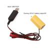 DGFJY USB Power Converter DCBuck Eliminators Replace 4pcs 1.5V LR14 C Connect for LED Light Power Supply Cable view 4