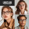 logclub 2 Pack Blue Light Glasses For Woman/Men Blue Light Blocking Glasses, Retro Round Anti Eyestrain Computer Glasses view 2