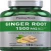 Piping Rock Ginger Root Capsules | 180 Count | Non-GMO, Gluten Free Supplement view 1
