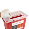 AmeriCan Goods 3/Pk Biohazard Sharps Container 2 Gallon Professional Medical Durable Sharps Waste Bag Needle and Syringe Disposal view 2