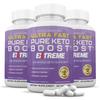 (3 Pack) Ultra Fast Pure Keto Boost Extreme Keto Pills 1675MG New & Improved Formula Contains Apple Cider Vinegar Extra Virgin Olive Oil Powder Green Tea Leaf 180 Capsules view 1
