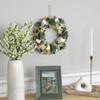 Northlight Floral Starfish and Seashells Artificial Wreath, 12", Blue view 2