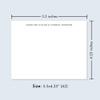 Personalized Minimal Stationery Set with Two Names, 5.5x4.25" (A2) Stationary Flat Note Cards - Choose Your Ink Color and Envelope Color view 2