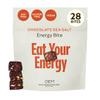 GEM Energy Caffeinated Chocolate Bite, 40mg Caffeine, Ginseng Root, L-Theanine, Holistic Sustained Energy, Supports Metabolism, Stamina & Endurance | Chocolate Cacao Sea Salt | 28 Servings view 1