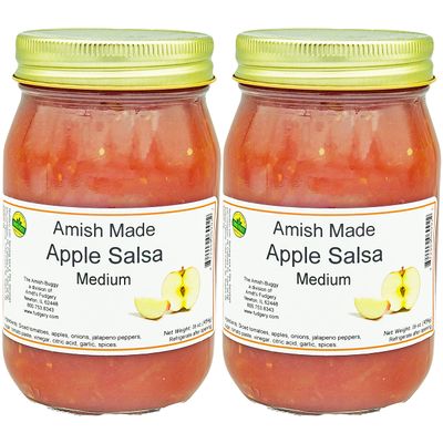 Arndts Fudgery Amish Made Salsa 2-16 oz. Jars (Apple Medium)