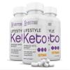 (3 Pack) Lifestyle Keto Pills 1275MG New & Improved Formula Contains Apple Cider Vinegar Extra Virgin Olive Oil Powder Green Tea Leaf 180 Capsules view 1