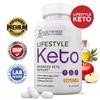 (3 Pack) Lifestyle Keto Pills 1275MG New & Improved Formula Contains Apple Cider Vinegar Extra Virgin Olive Oil Powder Green Tea Leaf 180 Capsules view 2