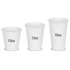 500 Pack 16oz Disposable Paper Coffee Cups Hot Beverage Cups Paper Cups Coffee Cups White Disposable Cups, To Go Hot Cups for Coffee Disposable Cups Disposable White Cups (16oz - 500 pack) view 2