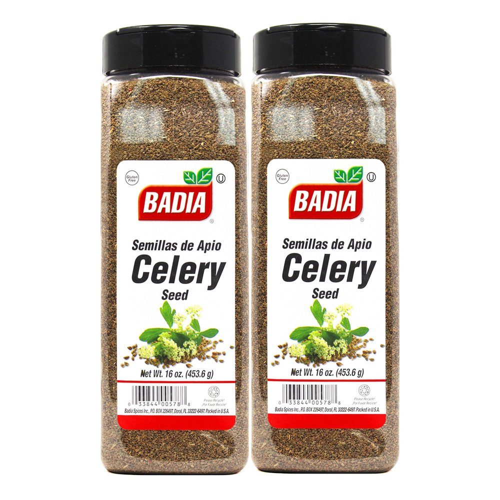 Badia Whole Celery Seed, 16 oz - Palatize Pack of 2
