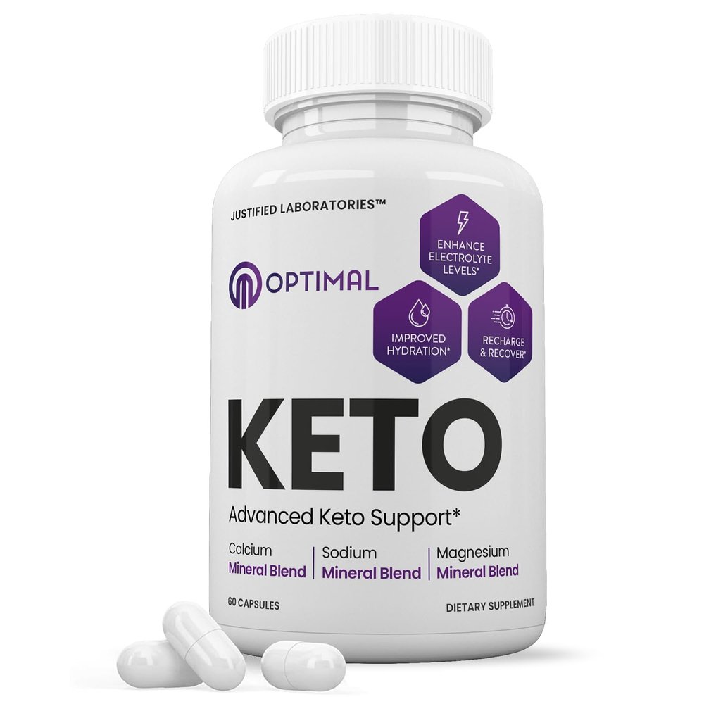 Justified Laboratories Optimal Max Keto Pills 1275MG New & Improved Formula Contains Apple Cider Vinegar Extra Virgin Olive Oil Powder Green Tea Leaf 60 Capsules
