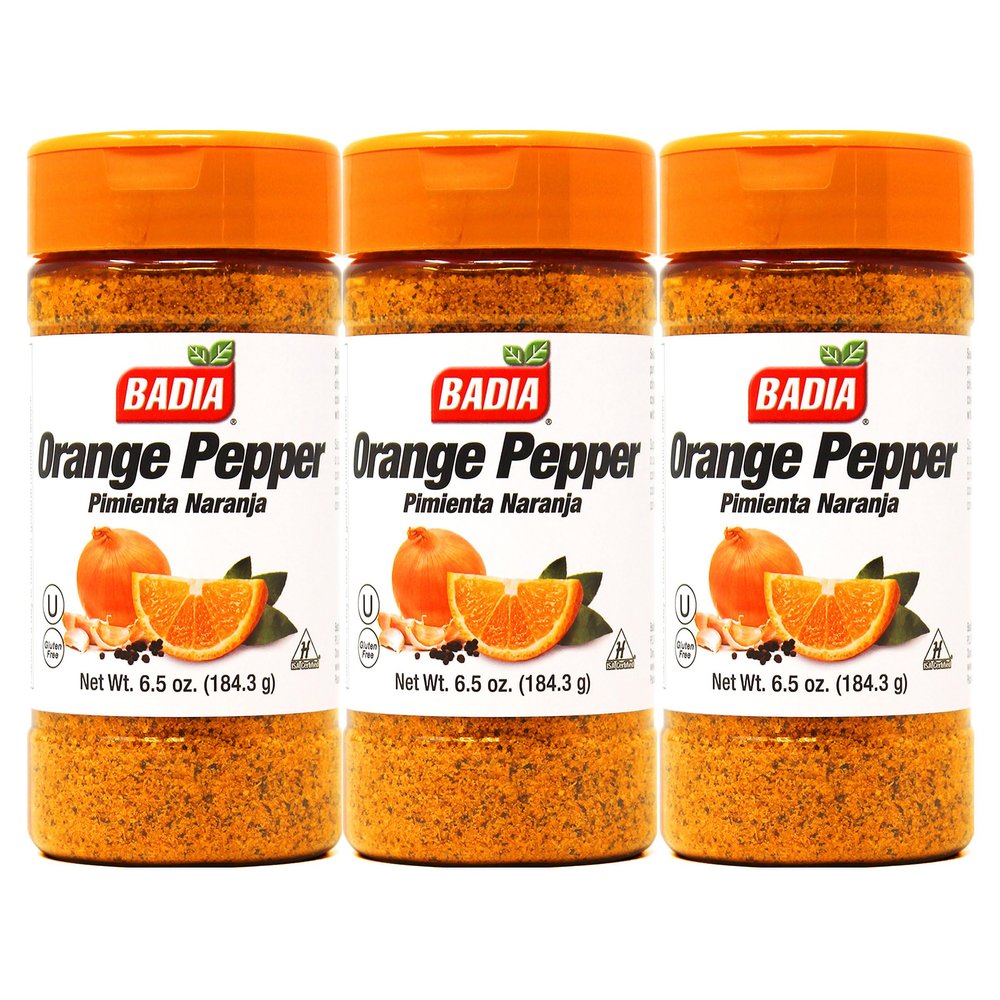 Badia Orange Pepper, 6.5 oz - Palatize Pack of 3