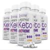 (5 Pack) Lifestyle Extreme Keto Pills 1675MG New & Improved Formula Contains Apple Cider Vinegar Extra Virgin Olive Oil Powder Green Tea Leaf 300 Capsules view 1