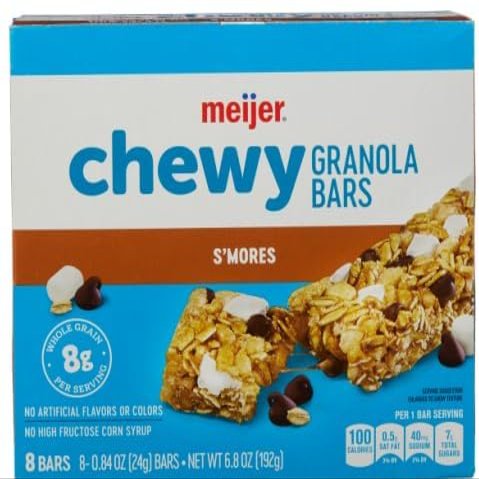 Pack Of 1 Chewy Granola Bar, S'mores 8 ct.