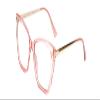 Calabria K+K CHARLOTTE Cat Eye Eyeglass Frame Pink Crystal Gold Womens Clear Demo Lens No Magnification Power Glasses Trendy view 1