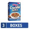 Kellogg's Cracklin' Oat Bran Breakfast Cereal, Fiber Cereal, Family Cereal, Original (3 Boxes) view 3