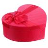 Amosfun Wedding Packing Box Heart Shaped Storage Container 9X7X3.5 Inches Red Paper Box for Wedding Party Favors Candy and Birthday Presents view 1