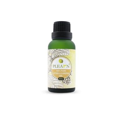 PLEARN 100% Essential Oil, Litsea Cubeba Oil Scent, 30 ml