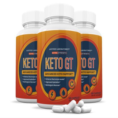 Justified Laboratories (3 Pack Keto GT Keto Pills 1275MG New & Improved Formula Contains Apple Cider Vinegar Extra Virgin Olive Oil Powder Green Tea Leaf 180 Capsules