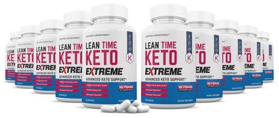 (10 Pack) Lean Time Extreme Keto Pills 1675MG New & Improved Formula Contains Apple Cider Vinegar Extra Virgin Olive Oil Powder Green Tea Leaf 600 Capsules