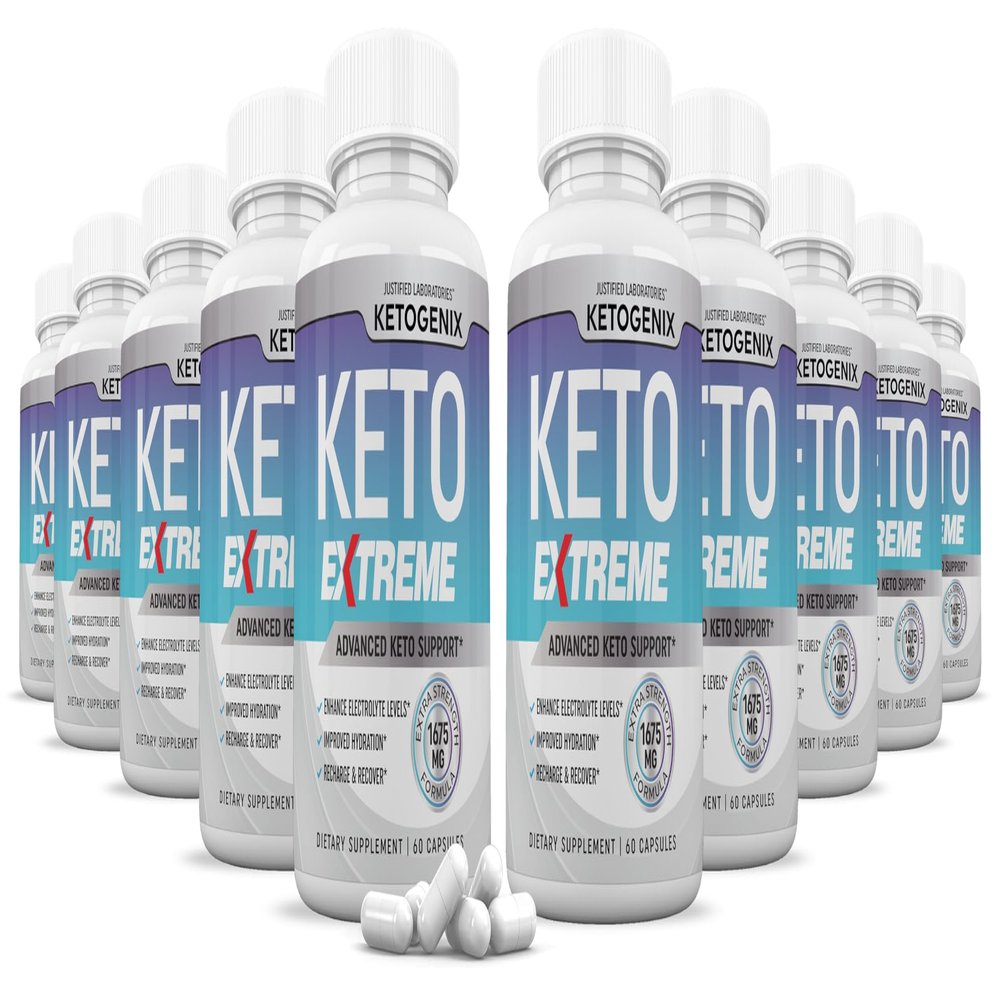 (10 Pack) Ketogenix Extreme Keto Pills 1675MG New & Improved Formula Contains Apple Cider Vinegar Extra Virgin Olive Oil Powder Green Tea Leaf 600 Capsules