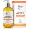 Lymphatic Massage Oil for Massage Therapy | 100% Natural Lymphatic Drainage Oil | Premium Quality with Arnica, Lemon & Ginger | for Post Surgery Recovery & Detox | 8oz by Brookethorne Naturals view 1